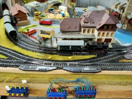 Modeltreinspoor diorama (2)